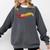 Hot Wheels Comic Book Fire Logo Comfort Colors Sweatshirt Pepper