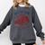 Hotrod Rebel Automotive Nostalgia Old Car Distressed Comfort Colors Sweatshirt Pepper