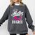 Hotter By One Degree Graduation Comfort Colors Sweatshirt Pepper