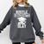 Hustle Graduate Now Slay MBA PhD Graduation Party Comfort Colors Sweatshirt Pepper