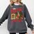 I'm Booked For The Holidays Christmas Reading Bookworm Xmas Comfort Colors Sweatshirt Pepper
