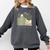 I'm Booked Tonight Cozy Floral Book Lover Graphic Comfort Colors Sweatshirt Pepper
