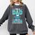 I'm A Dad And An Author Book Writer Father Comfort Colors Sweatshirt Pepper