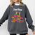 I'm Fine Reading Books Reader Book Lover Librarian Comfort Colors Sweatshirt Pepper
