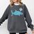 I'm An Introwater Cute Whale I'm An Introvert Comfort Colors Sweatshirt Pepper