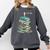 I'm Ok Books Reading Books Lover National Book Day Comfort Colors Sweatshirt Pepper