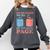 I'm So Glad We'Re On The Same Page Book Lover Writer Comfort Colors Sweatshirt Pepper
