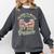 I'm Here To Watch My Dad Graduated 2025 Graduation Comfort Colors Sweatshirt Pepper