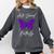 Introvert Antisocial Butterfly For Women Men Comfort Colors Sweatshirt Pepper