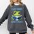 Introvert Herpetologists Amphibian Frog Lover Comfort Colors Sweatshirt Pepper