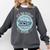 Introvert Too Peopley Anti-Social Shy Person Comfort Colors Sweatshirt Pepper