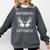 Introverted Introvert Antisocial Butterfly Comfort Colors Sweatshirt Pepper