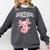 Introverted But Willing To Discuss Axolotl Salamander Comfort Colors Sweatshirt Pepper