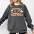 Introverted But Willing To Discuss Football Fall Comfort Colors Sweatshirt Pepper