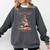 Just a Girl Who Loves Books All Booked For Christmas Comfort Colors Sweatshirt Pepper