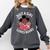 Just A Girl Who Loves Books Cute African American Afro Comfort Colors Sweatshirt Pepper