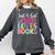 Just a Girl Who Loves Books Reader Girls Bookish Women Comfort Colors Sweatshirt Pepper