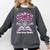 Just a Girl Who Loves Books Reading Book Butterfly Bookworm Comfort Colors Sweatshirt Pepper