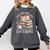 Just A Girl Who Loves Cats And Books Reading Librarian Comfort Colors Sweatshirt Pepper