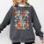 Just A Girl Who Loves Dragons And Books Reading Bookworm Comfort Colors Sweatshirt Pepper