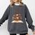 Just One More Chapter Book Lovers Floral Comfort Colors Sweatshirt Pepper