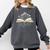 Just One More Chapter Floral Book Wildflower Aesthetic Art Comfort Colors Sweatshirt Pepper