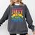 JUST ONE MORE CHAPTER Fun Reading Book Lover Comfort Colors Sweatshirt Pepper