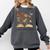Just One More Chapter Open Book Flowers Comfort Colors Sweatshirt Pepper