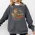 Just One More Chapter Skeleton Reading Book Scaft Beanie Comfort Colors Sweatshirt Pepper