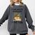 I Just Want To Read Books And Pet Cats Cat Lover Comfort Colors Sweatshirt Pepper