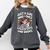 Kawaii Cat And Books Just A Girl Who Loves Both Comfort Colors Sweatshirt Pepper