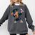 Kids Boys Grad Dabbing Graduation Class Of 2025 Comfort Colors Sweatshirt Pepper