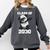Kids Class Of 2030 Shirt Graduation Dabbing Panda Shirt Comfort Colors Sweatshirt Pepper