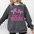 Kids Class Of 2031 Kindergarten Girls Graduation T-Shirt Comfort Colors Sweatshirt Pepper