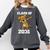Kids Class Of 2031 Shirt Graduation Dabbing Dog Shirt Comfort Colors Sweatshirt Pepper