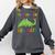 Kids Kindergarten Graduate Dinosaur Kindergarten Graduation Comfort Colors Sweatshirt Pepper
