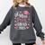 Kids Little Miss Pre-K Grad 2025 Preschool Girls Prek Graduation Comfort Colors Sweatshirt Pepper
