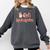 Kids Peace Out Kindergarten Graduation Kindergarten Graduate Comfort Colors Sweatshirt Pepper