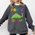 Kids Pre-K Graduate Brontosaurus Dino Pre Kindergarten Graduation Comfort Colors Sweatshirt Pepper