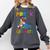 Kids Pre-K Graduate Dinosaur T-Rex Pre Kindergarten Graduation Comfort Colors Sweatshirt Pepper