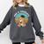 Kids Pre-K Graduate Sloth Cap And Gown Cute Preschool Graduation Comfort Colors Sweatshirt Pepper