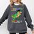 Kindergarten Graduation 1st Here We Come Class 2023 Dinosaur Comfort Colors Sweatshirt Pepper