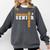 Lacrosse Senior Night Lacrosse Senior 2025 Graduation 8 Comfort Colors Sweatshirt Pepper