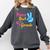 Last Day Of School Peace Out Grade 4 Graduation Kids Comfort Colors Sweatshirt Pepper