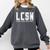 LCSW Licensed Clinical Social Worker Graduation Comfort Colors Sweatshirt Pepper
