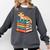 Leopard Gecko Book Lover Reading Comfort Colors Sweatshirt Pepper
