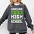Leveling Up To High School Tee Shirt Gaming Graduation Comfort Colors Sweatshirt Pepper