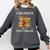 Librarian Of a Free Library Floral Book Lover Comfort Colors Sweatshirt Pepper