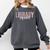 Library Squad Librarian Book Lover Bookworm Comfort Colors Sweatshirt Pepper