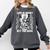 Life Is Short Buy The Book Introvert Skeleton Reading Comfort Colors Sweatshirt Pepper